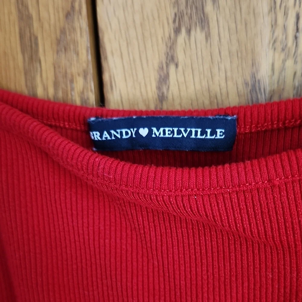 Brandy Melville Vibrant Red Bodysuit - Picture 2 of 4